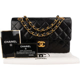 Chanel Quilted Lambskin 24K Small Double Flap Shoulder Bag