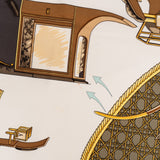 Hermès Voitures a Transformation Silk 90 Scarf Tuch