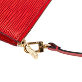Louis Vuitton Red Epi Leather Pochette Accessoires Handbag