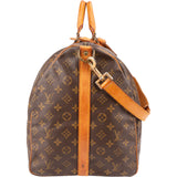 Louis Vuitton Monogram Canvas Keepall 60 Bandoulière Travel Bag
