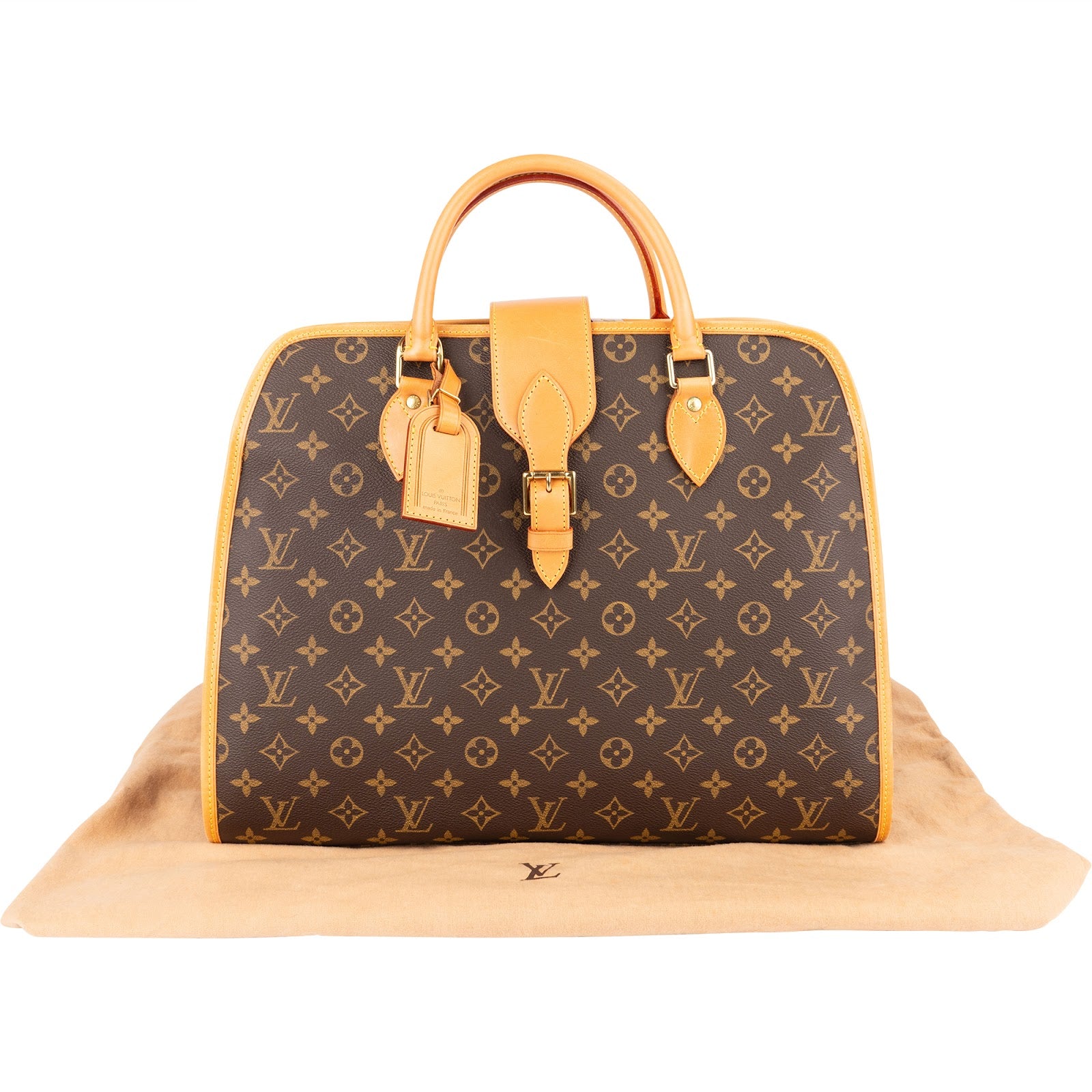 Louis Vuitton Monogram Canvas Rivoli Handbag - vintageandkickz