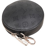 Louis Vuitton Monogram Mahina Leather Round Rond Coin Pouch Bag Charm