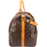 Louis Vuitton Monogram Canvas Keepall 55 Bandoulière Travel Bag