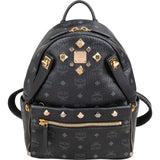 MCM Visetos Monogram Stark Studs Small 2 in 1 Backpack