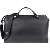 Fendi Black Leather By The Way Crossbody Handbag