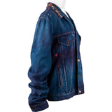 Gucci Blue Embroidered Modern Future Denim Tiger Jacket (IT56)