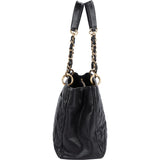 Chanel Quilted Caviar Leather Grand Shopping CC Shoulder Bag