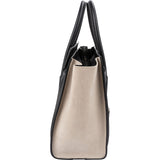 Céline Tricolor Grained Smooth Calfskin Suede Luggage Handbag