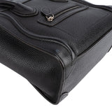 Celine Grained Leather Luggage Nano Crossbody Handbag