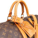 Louis Vuitton Monogram Canvas Keepall 55 Bandoulière Travel Bag