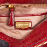 Miu Miu Vitello Lux Bow City Satchel Handbag