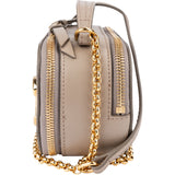 Chloé Taupe Leather C Vanity Mini Crossbody Bag