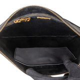 Miu Miu Black Leather Studded Clutch Bag