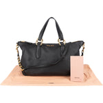 [🔄️B23 / F51] Miu Miu Vitello Lux Satchel Shoulder Bag - vintageandkickz