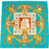 Hermès Hommage a Charles Garnier Silk Carre 90 Scarf Tuch