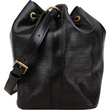 Louis Vuitton Noir Epi Leather Sac Noé Petit Shoulder Bag