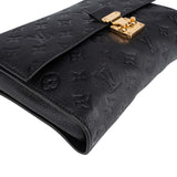 Louis Vuitton Noir Monogram Empreinte Leather Fascinante Crossbody Bag
