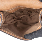 Chloé Grained Leather Marcie Mini Saddle Crossbody Bag
