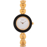 Gucci Gold Tone Change Bezel Chain 11/12.2 Bezel Woman Watch