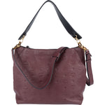 [🔄️B24 / F05] MCM Monogram Visetos Leather Milla Hobo Shoulder Bag - vintageandkickz