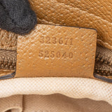 Gucci Monogram GG Canvas Metallic Leather Bree Tote Shoulder Bag