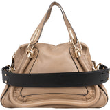 Chloé Grained Leather Paraty Handbag