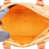 MCM Monogram Visetos Boston Handbag - vintageandkickz