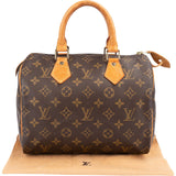 Louis Vuitton Monogram Canvas Speedy 25 Handbag