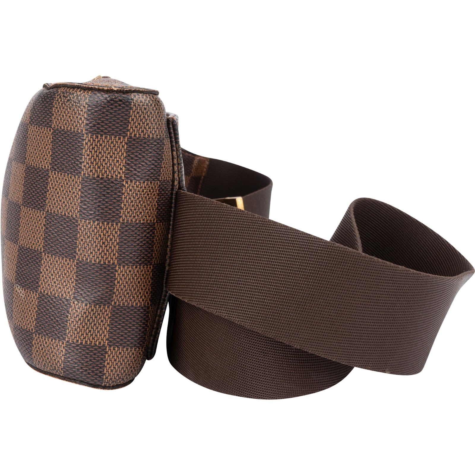 [🔄️B18 / F74] Louis Vuitton Monogram Damier Ebene Canvas Geronimos Crossbody Bag - vintageandkickz