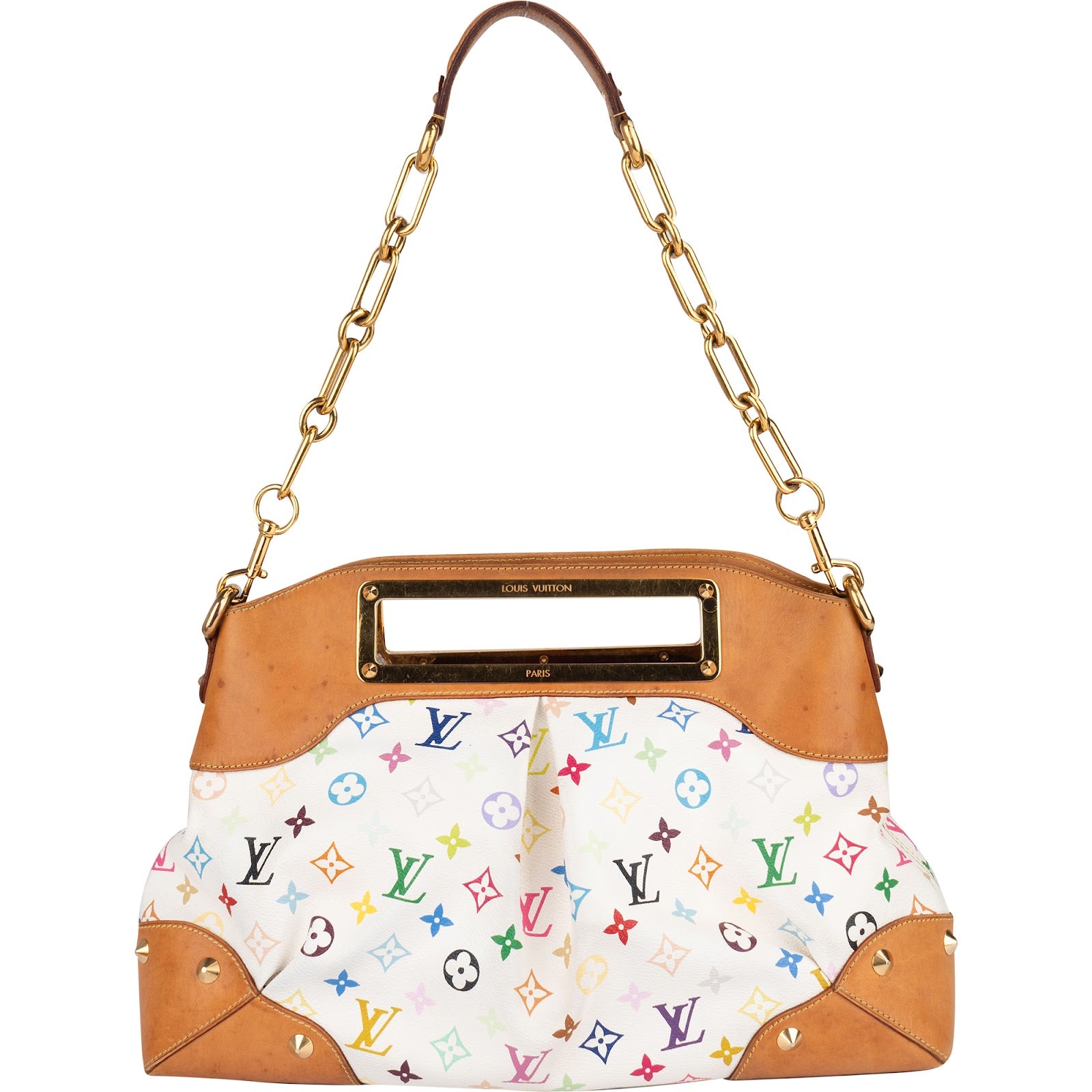 Louis Vuitton Monogram Murakami Multicolor Canvas Judy Shoulder Bag - vintageandkickz