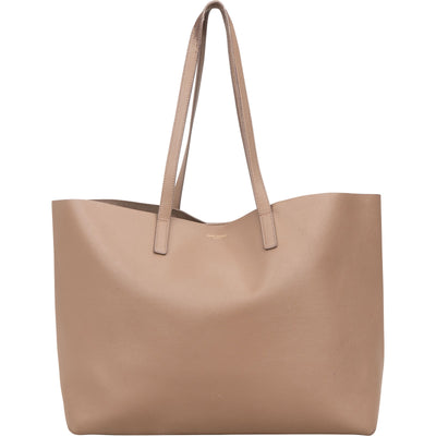 [🔄️B09 / F52] Saint Laurent Calfskin Leather Shopping Tote Handbag - vintageandkickz