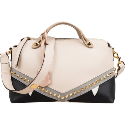 Fendi Leather Monster By The Way Crossbody Handbag