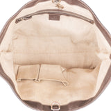 Gucci Monogram GG Canvas Web Detail Tote Shoulder Bag