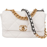 Chanel 19 Quilted Lambskin Single Flap Shoulder Bag