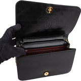 Chanel Quilted Lambskin 24K Gold Single Flap Shoulder Bag