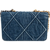 Chanel 19 Quilted Denim Chanel Wallet On Chain Crossbody Bag