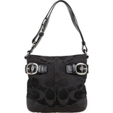 Coach Monogram Signature Buckle Tote Crossbody Bag