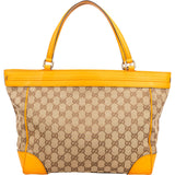Gucci Monogram GG Canvas Mayfair Tote Shoulder Bag