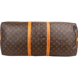 Louis Vuitton Monogram Canvas Keepall 60 Bandoulière Travel Bag