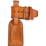 [🔄️B21 / F32] Louis Vuitton Vachetta Leather Luggage Tag - vintageandkickz