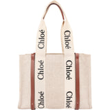 Chloé Canvas Woody Medium Shoulder Bag