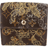 Louis Vuitton Canvas Monogram Stitched Dentelle Ludlow Elise Wallet
