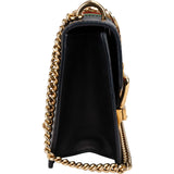 Gucci Black Leather Small Sylvie Crossbody Bag