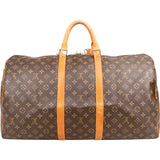 Louis Vuitton Monogram Canvas Keepall 55 Travel Bag
