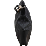 Gucci Monogram GG Black Supreme Web Messenger Crossbody Bag