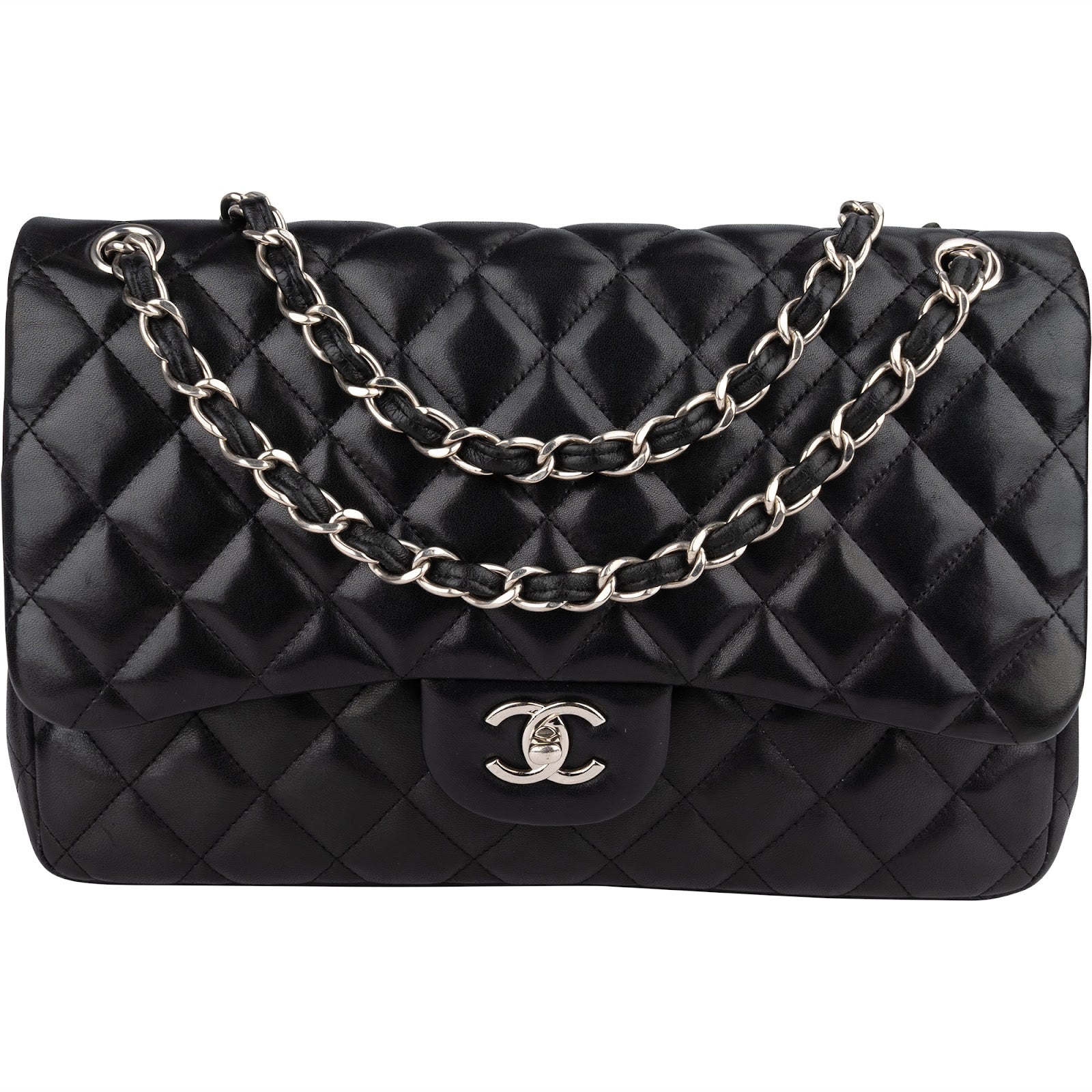 Chanel Quilted Lambskin Jumbo Double Flap Crossbody Bag xx datacode - vintageandkickz