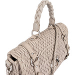 [🔄️B24 / F17] Miu Miu Matelassé Leather Coffer Handbag - vintageandkickz