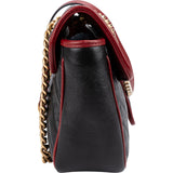 Gucci Monogram Matelassé Leather GG Marmont Crossbody Bag