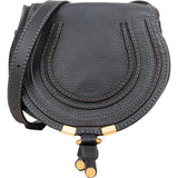 Chloé Grained Leather Mini Marcie Saddle Crossbody Bag