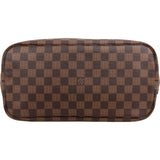 Louis Vuitton Monogram Damier Ebene Canvas Neverfull MM Shoulder Bag